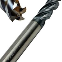 Corintian VHM Schaftfräser 4 Zähne mit AlTiN Beschichtung für High Performance Cutting, Ø 1-20mm, ideal für Hartstoffe wie Stahl und Edelstahl