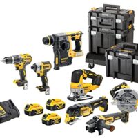 Bürstenloses 7-teiliges-Set, 18 V, 3x 5.0Ah Li-Ion, für Heimwerker und Profis