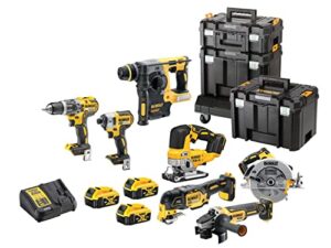 Bürstenloses 7-teiliges-Set, 18 V, 3x 5.0Ah Li-Ion, für Heimwerker und Profis