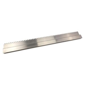 Aluminium Kartätsche mit 10x10mm Zahnung, Setzlatte 150cm Länge - Abziehlatte - Richtscheit - Putzlatte