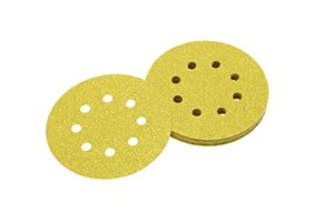 Hochwertige Schleifscheibe mit Klettfix-System für Exzenterschleifer, ideal für Grund-, Zwischen- und Endschliffanwendungen auf Holz, Farben, Lacke und Metall