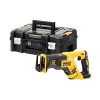 Dewalt 18 Volt Akku-Kompakt-Säbelsäge DCS367NT: Komfortable und leistungsstarke Sägelassche für Heimwerker, bürstenloser Motor, hohe Durchzugskraft und Schnittgeschwindigkeit