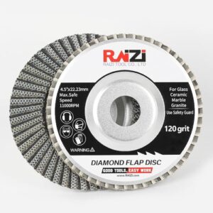 Diamant-Flip-Schleifscheibe für das Schleifen von Stein, Beton, Glas und Metall, 115 x 22,23 mm