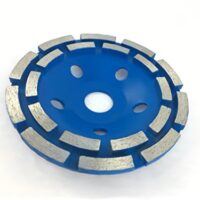Diamant-Schleiftopf mit Durchmesser 230 x 22,23 mm für Schleifen und Fräsen von Beton, Naturstein, Granit, Estrich, Mauerwerk und Fliesenkleber