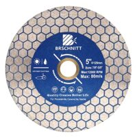 Doppelseitige Diamant-Trennscheibe 125mm für schnelles Schneiden, Schleifen und Bearbeiten von Granit, Marmor, Fliesen und Natursteinen.