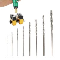 Vollständiges Set an Diamantbohrern mit 8 Einzelbohrern für verschiedene Materialien, einschließlich Glas, Metall, Muscheln, Jade und Perlen.