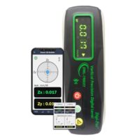 Digi-Pas DWL1900XY Bluetooth 2-Achsen-Präzisionsstufe mit hoher Genauigkeit für Heimwerken