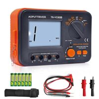 Digitaler Isolationswiderstandstester mit großem LCD-Display und Hintergrundbeleuchtung für Messungen von 200MΩ bis 2000MΩ