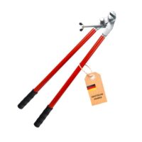 Dönges Rinnenhalter-Biegezange, Länge 700 mm Dachdeckerzange Dachdecker-Spezialzange für das Einsetzen und Biegen von Rinnen aller Größen mit ergonomischen Handgriffen und chromatisierter Oberfläche