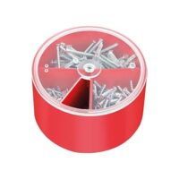 Geräteschraube Sortimentsbox 300-teilig für Schalterdosen | je 100Stk. 3,2x15 / 3,2x25 / 3,2x40