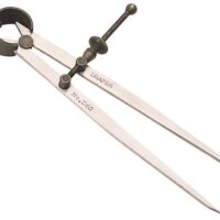 Draper Federspitzzirkel 150 mm, hochwertiges Werkzeug für verschiedene Anwendungen, federverschleißfeste Spitze und lange Haltbarkeit