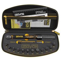 Drehmomentschlüssel Fahrrad & Motorrad, 1/4 Zoll, inklusive 15 teiliges Set Innensechskant Hex und Torx Bits, Messbereich 2-26 Nm mit Verlängerungsstange, torque wrench set Für Rennrad und mehr