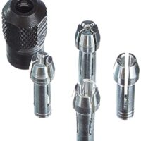 Dremel 4485 Spannzangen mit Spannmutter, Zubehörsatz für Multifunktionswerkzeug, 5 Spannteile zum Wechsel von Zubehörteilen