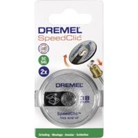 Dremel SC541 EZ SpeedClic Schleifscheibe - Zubehörset für Multifunktionswerkzeug mit 2 verstärkten Schleifscheiben zum Schleifen von Metall, Aluminium, Stahl u.v.m.