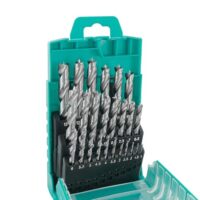 High-Quality HSS-G Holzbohrer-Set mit 25 Bohrern in verschiedenen Durchmessern von 1 bis 13 mm für das Bohren von Holz, Metall und anderen Materialien.