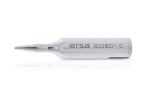 ERSA Dauerlötspitze gerade, bleistiftartige Spitze 1 mm, hochwertiges Zubehör für ERSA Lötstationen