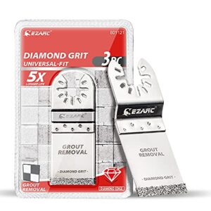 Diamant Sägeblätter für Mörtel Zubehör, Multitools Werkzeug mit oszillierenden Klingen, universell einsetzbar, 3 Stück