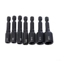 Gewindebohrer-Adapter mit Verlängerungsstangen aus legiertem Stahl für verschiedene Anwendungen wie Formenbau, Heimwerker und Autoreparatur.