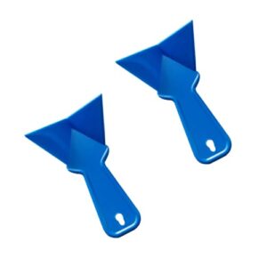 Eckkelle aus Kunststoff für Innenecken, zum Schlammen und Spachteln von Tapeten, 2 Stück