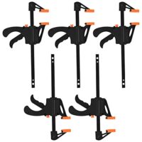 Einhandzwingen Set, schnelle Spannzwingen, 4 Zoll Schraubzwingen Klemmen, perfekt für Holzbearbeitung, handgefertigtes Handwerk