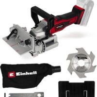Einhell Akku-Flachdübelfräse TE-BJ 18 Li-Solo Power X-Change, 18 V, Li-Ion, stufenlose Winkel-/Höheneinstellung, 6-stufige Tiefenverstellung