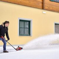 Akku-Schneefräse, Einhell Akku-Schneefräse, Schneebefreiung, Wintersportarten, Schnee, Wege, Straßen, freibefreiheit, Leichtigkeit, Sekundenschnelle, Brushless-Motor, Arbeitsbreite, 40 cm, Maximalentfernung, 6 Meter