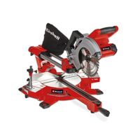 Einhell Akku-Zug-Kapp-Gehrungssäge TE-SM 36/210 Li-Solo Power X-Change, 36 V, max. 65 mm x 310 mm Schnitttiefe/Breite, Ø 210 mm Sägeblatt, neigbarer Sägekopf, Laser, ohne Akku
