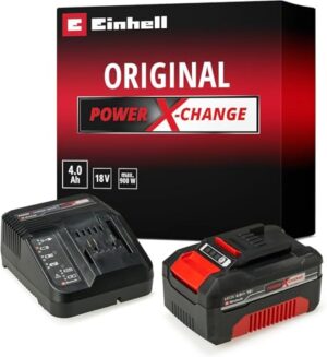 Einhell Power X Change Starter Kit Akku und Ladegerät für Heimwerker