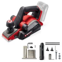 Einhell Professional Akku-Hobel TP-PL 18/3 Li BL-Solo Power X-Change, 18 V, Brushless, 82 mm Hobelbreite, bis 3 mm Spantiefe, Falztiefen-/Parallelanschlag, inkl. 2x Wendemesser, ohne Akku