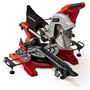 Einhell Zug-Kapp-Gehrungssäge TE-SM 10 L Dual mit 2.100 Watt Motorleistung und 254 mm Hartmetall-Sägeblatt für schnelles und sauberes Arbeiten