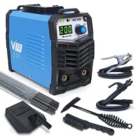 Elektroden-Schweißgerät 200 A, MMA Inverter Schweissgerät für Baustahl, Edelstahl und Titan - hohe Präzision und Zuverlässigkeit