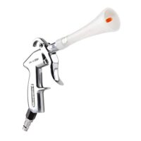 Trocken-Ausblaspistole mit hoher Präzision, Druckluftanschluss 1/4", Luftverbrauch 240 l/min, rotierender Kunststoffschlauch, Wirbel aus verdrehter Luft, höhere Präzision bei der Reinigung und dem Trocknen von Flächen