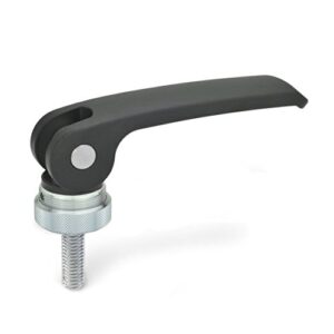 Exzenterspanner mit Schraube, 82mm Grifflänge, M8 Gewinde, Zink-Druckguss Hebel, schwarz, 1 Stück