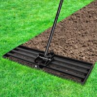 Rasen Nivellierungswerkzeug mit Edelstahl Oberfläche für Garten, Golf und Hinterhof