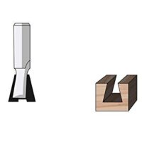 Hochwertiges Zinken- und Gratfräser HM für Heimwerker und Profis, Hartmetall-Schneiden, Verbindungsnuten fräsen, geeignet für Vollhölzer, Holz- & Plattenwerkstoffe sowie einige Kunststoffe
