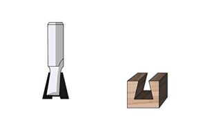 Hochwertiges Zinken- und Gratfräser HM für Heimwerker und Profis, Hartmetall-Schneiden, Verbindungsnuten fräsen, geeignet für Vollhölzer, Holz- & Plattenwerkstoffe sowie einige Kunststoffe
