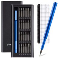 Feinmechaniker Schraubendreher Set, Mini Werkzeug Set mit Torx T5 T6 T8 T9 T10, Reparatur Kit für iPhone, iPad, MacBook, Switch, PS4, PS5, Xbox, Laptop, Computer, PC, Brille, Uhren, usw.