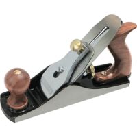 Klassischer Putzhobel von Faithfull, No.4 Smoothing Plane in einer Holzkiste, hochwertiges Material, perfekter Glanz für Holz, Grey-Farbe, einfach zu reinigen
