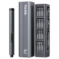 Fanttik E1 Max Mini Elektro Schraubendreher Set, 50 in 1 Magnetische Präzisions-Schraubendreher Kit für Reparatur von iPhone, Laptop, Brillen und Uhren