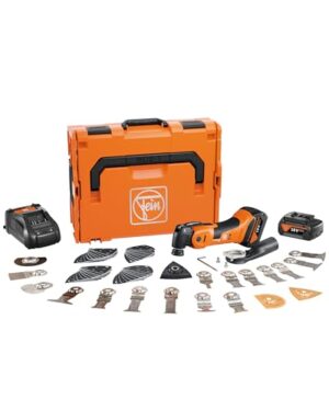 Multifunktionswerkzeug, Akku 4,0 Ah, 18 V, Zubehörset 60-teilig für Holz, Kunststoff und Metall, L-BOXX-System