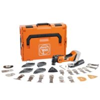 Hochwertiges Multifunktionswerkzeug mit Anti-Vibrationssystem, StarlockMax-Aufnahme und Zubehörset 60-teilig für Holz, Kunststoffe und Metall.