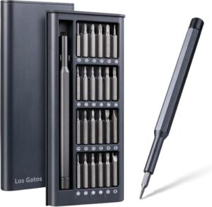 Klein Schraubenzieher Set mit 24 S2 Bits - Präzision Reparatur Werkzeugset für Handy PC Laptop Macbook iPhone Computer PS4 PS5 Brillen usw.