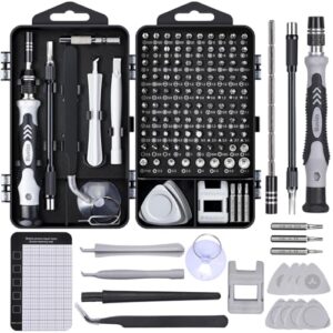 Feinmechaniker Schraubendreher Set Mini Werkzeug 122 in 1 mit 101 Bits für Handy PC Computer iPhone Laptop Tablet PS5 Xbox Spielzeug Uhren Kamera Reparaturset