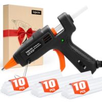 Feuerfeste Heißklebepistole mit 30 Stiften, ideal für DIY Kunst, Handwerk und schnelle Reparaturen in Haus & Büro