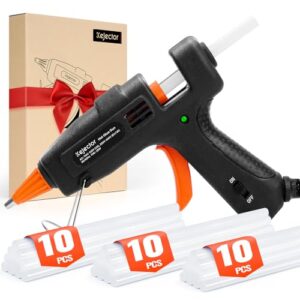 Feuerfeste Heißklebepistole mit 30 Stiften, ideal für DIY Kunst, Handwerk und schnelle Reparaturen in Haus & Büro