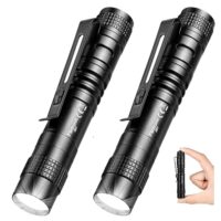 Kompakte LED-Taschenlampe mit hoher Helligkeit und wasserdichter Bauweise für Outdoor-Aktivitäten wie Camping, Wandern und Haushalt