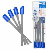 FUGENFUX Klassik 4er Set - Fugenglätter mit Revolutionärer Zauber-Spitze für extrem enge Stellen, perfekt für Silicon, Acryl & mehr