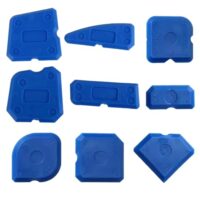 Fugenglätter Set, 9 Stück Blau, Fugenabzieher, Fugen Glätter, Caulking Werkzeug Kit, Abzieher für Silikon in der Küche