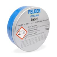 Hochwertiges Lotfett für Kupfer und Kupferlegierungen, korrosiv F-SW 12, 100g Dose