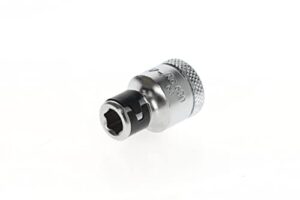 Praktischer Bit-Adapter für Heimwerker-Arbeit, GEDORE 630, 25 mm Silber lackiert, Einfacher Bit-Wechsel, Passgenauer Halt